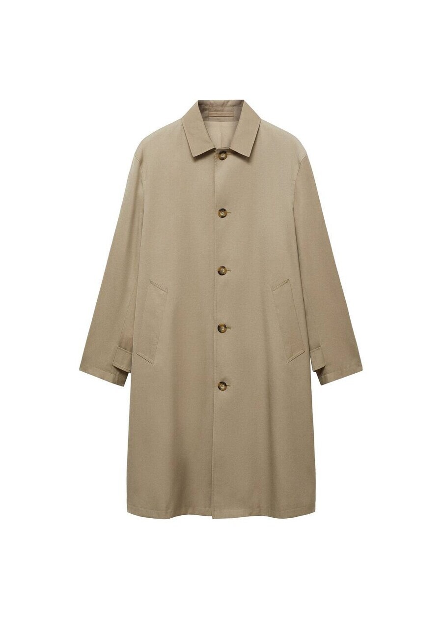 

Межсезонное пальто MANGO MAN Between-Seasons Coat Salome, темно-бежевый