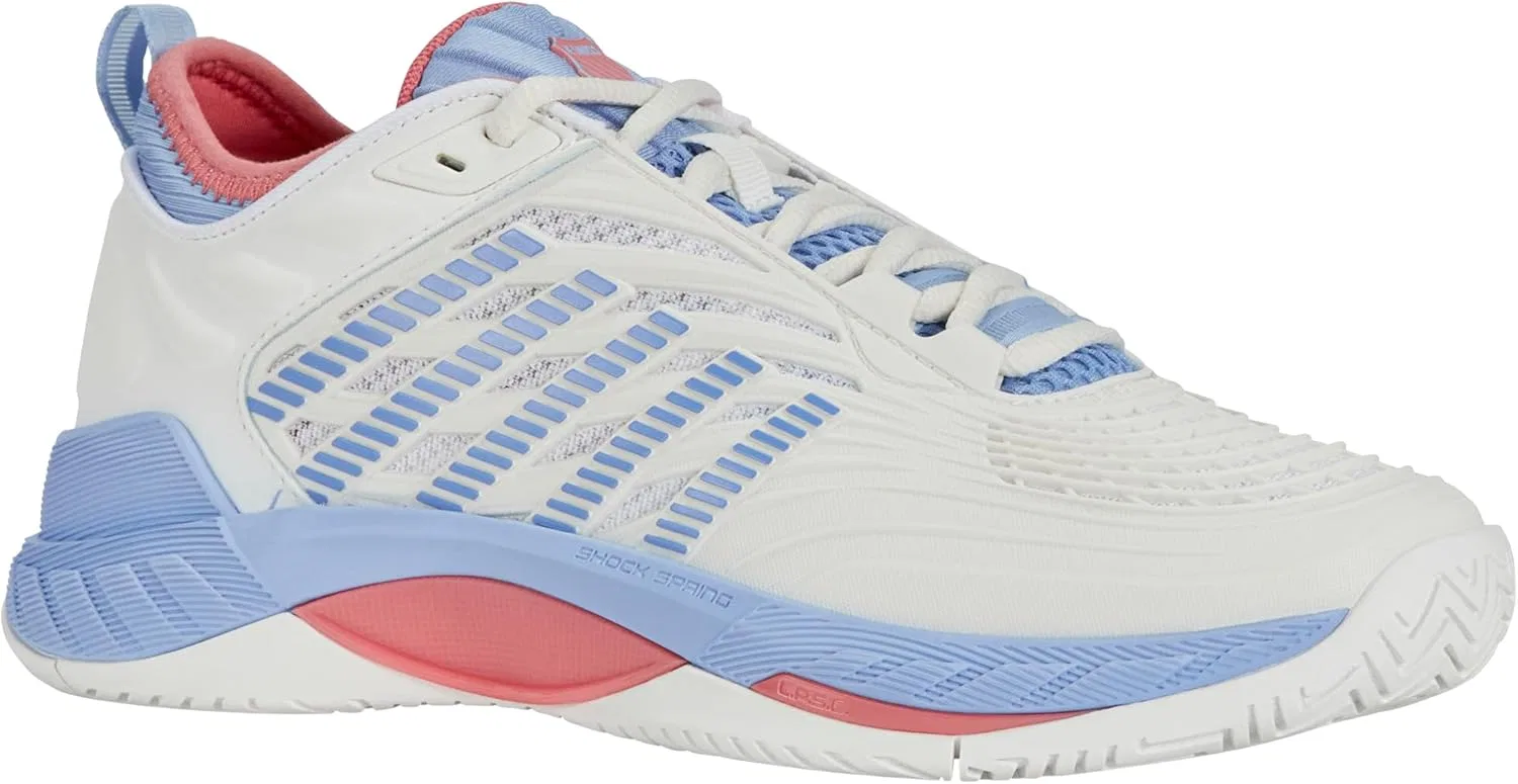 Кроссовки теннисные K-Swiss Hypercourt Supreme 2, Bright White/Open Air/Strawberry Ice — фото 2