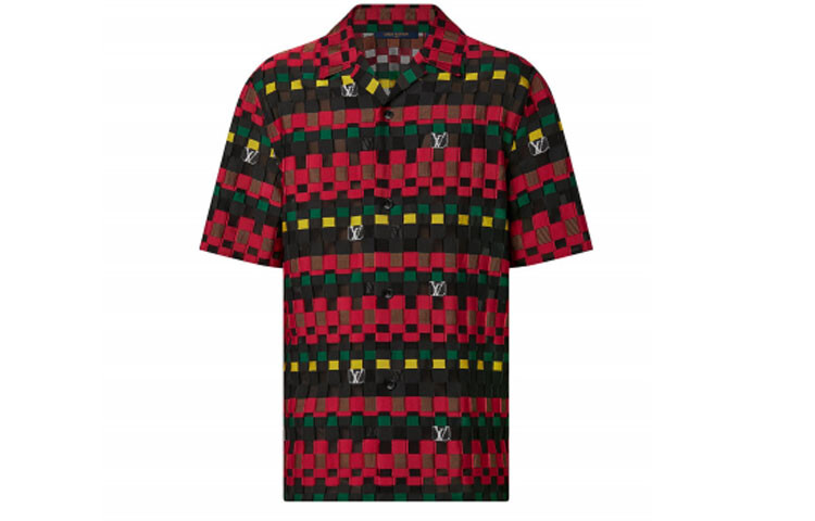 

Новые квартальные продукты LV Shirt Men Multicolor Louis Vuitton, цвет Multicolor