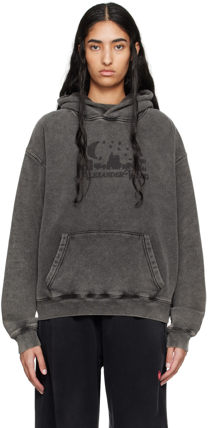 

Черная толстовка с капюшоном Kyline Alexander Wang