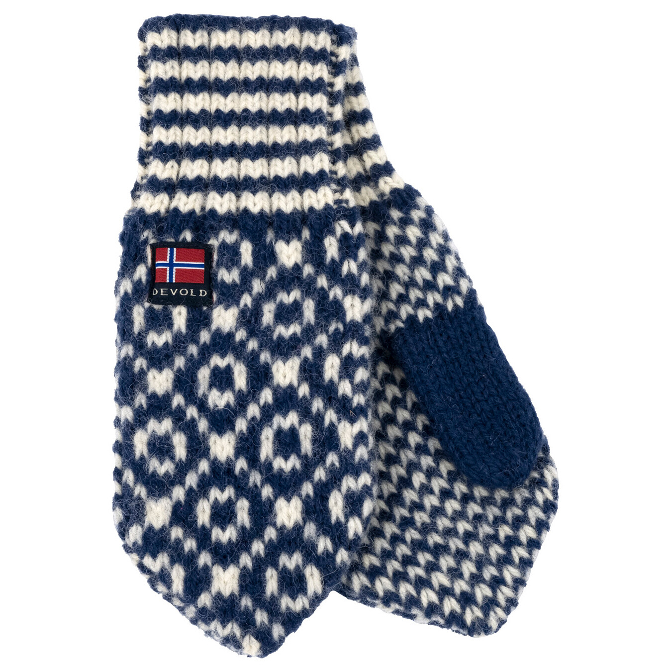 

Перчатки Devold Svalbard Mitten, цвет Night/Offwhite