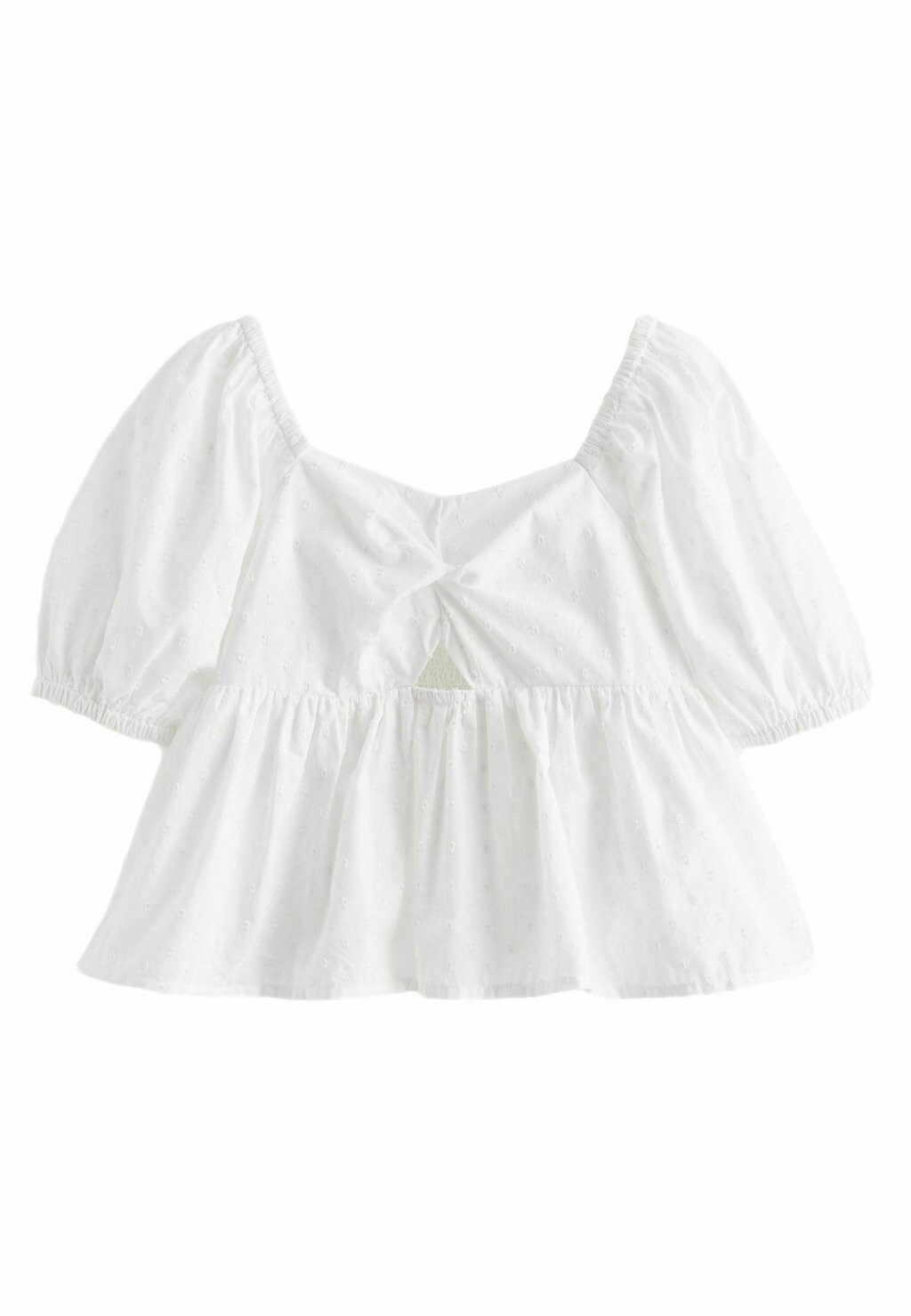 

Блузка Cut-Out Detail Regular Fit Next, белый