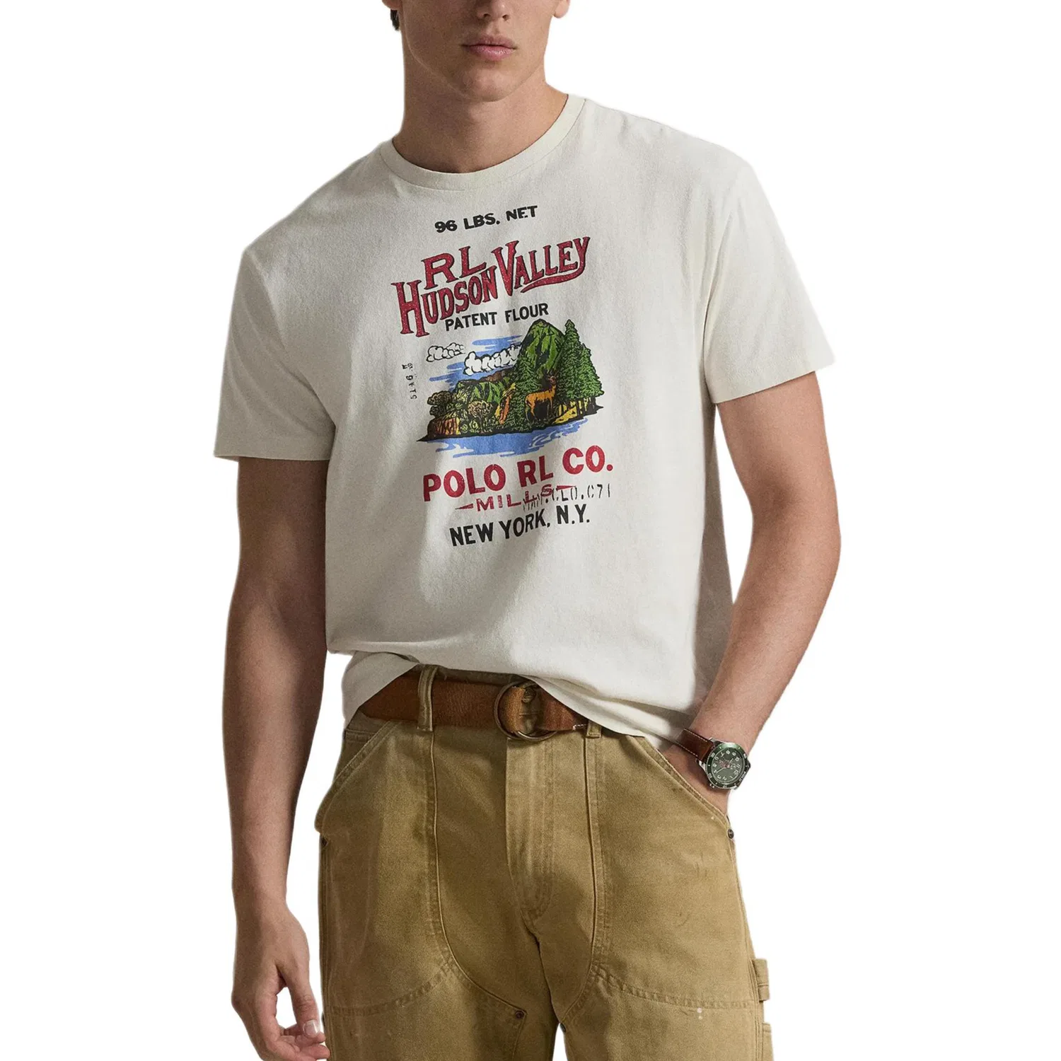 Футболка с круглым вырезом и принтом Polo Ralph Lauren, Nevis — фото 4