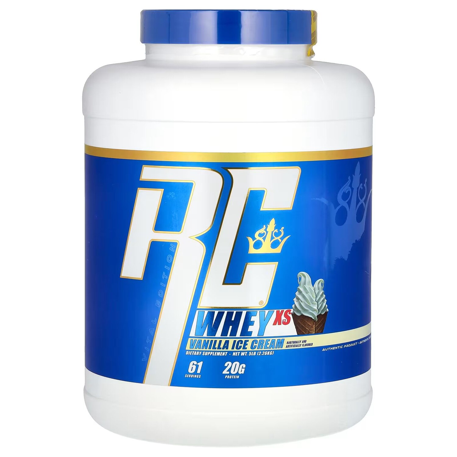 

Vital Edition, Whey XS, ванильное мороженое, 5 фунтов (2,26 кг) Ronnie Coleman
