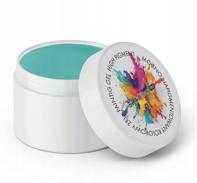 

Excellent Painting Gel Пигментированный гель для декора 21 Бирюзовый 5 мл