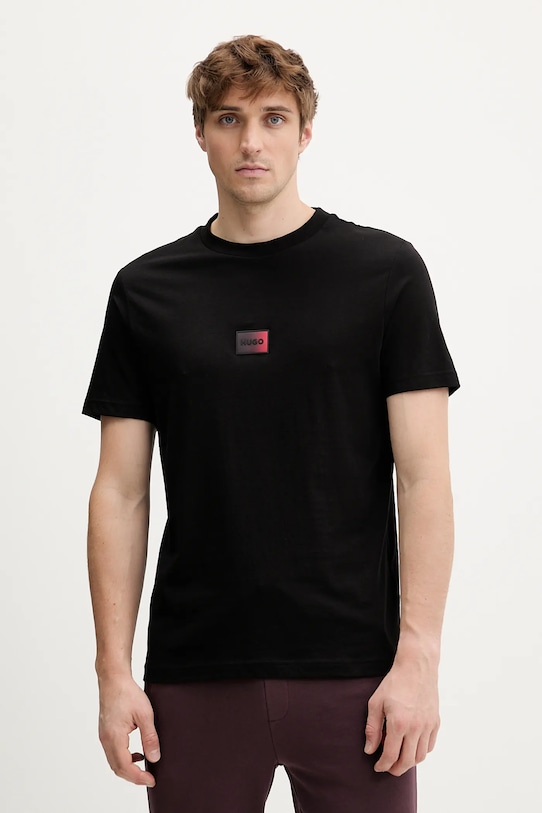 

Хлопковая футболка danotie HUGO, черный