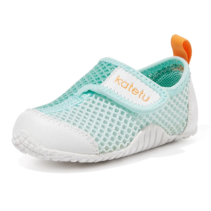 Детские кроссовки Mesh Low top KATETU, зеленый белый — фото 3