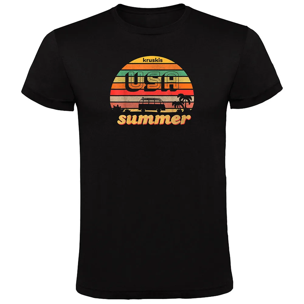 

Футболка с коротким рукавом Kruskis Usa Summer, черный