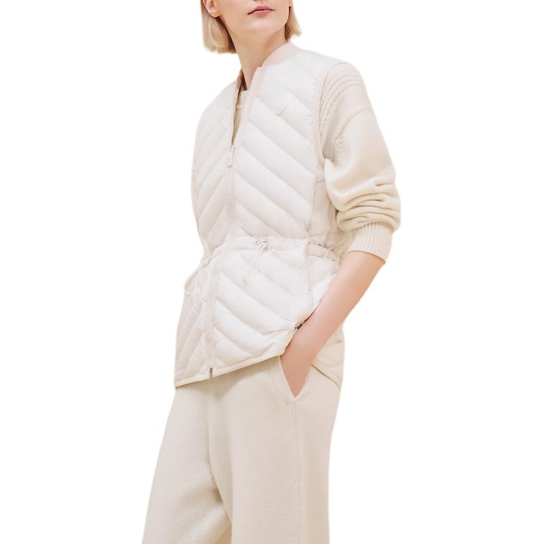 

HERMES FW24 Жилет Women's White Mother Of Pearl