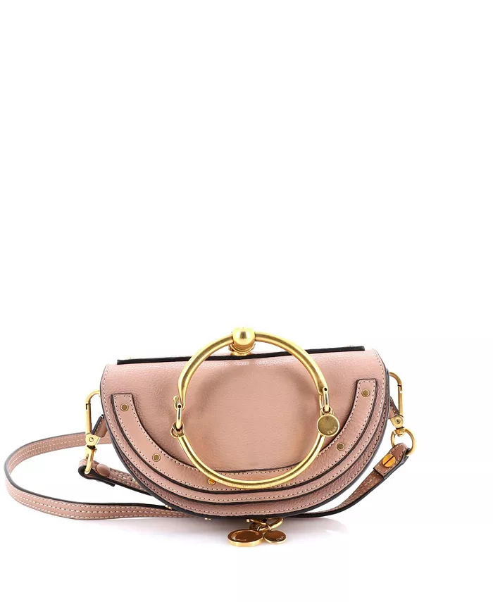 

Мини-сумка кросс-боди Nile из кожи Pre-Owned Chloe, коричневый/бежевый