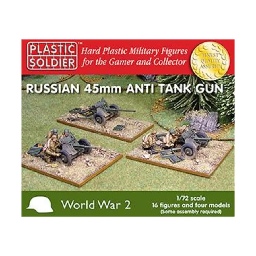 

45-мм противотанковая пушка, WWII Miniatures - Russia (1:72)