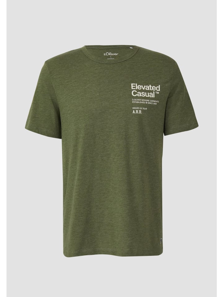 

s.Oliver Футболка цвета 79D2_оливково-зеленый