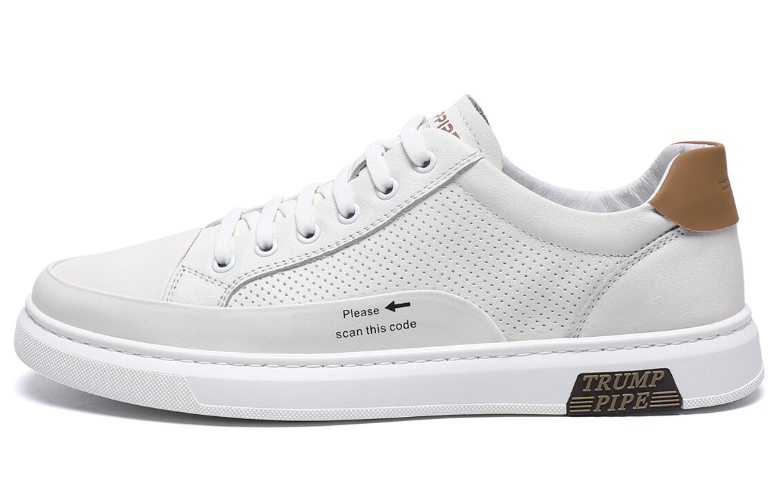 

Кеды мужские, обувь для скейтбординга низкая белый Trumppipe