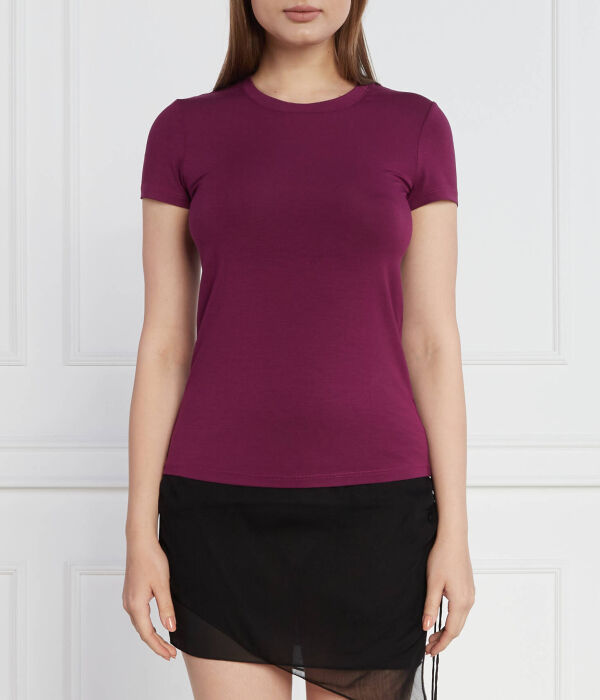 

Футболка Patrizia Pepe Maglia Slim Fit, фиолетовый