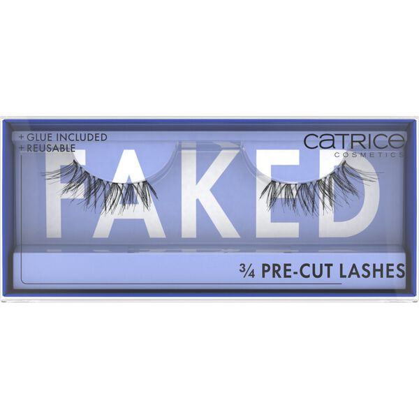 

Накладные ресницы, 1 упаковка. Catrice Faked 3/4 pre-cut lashes