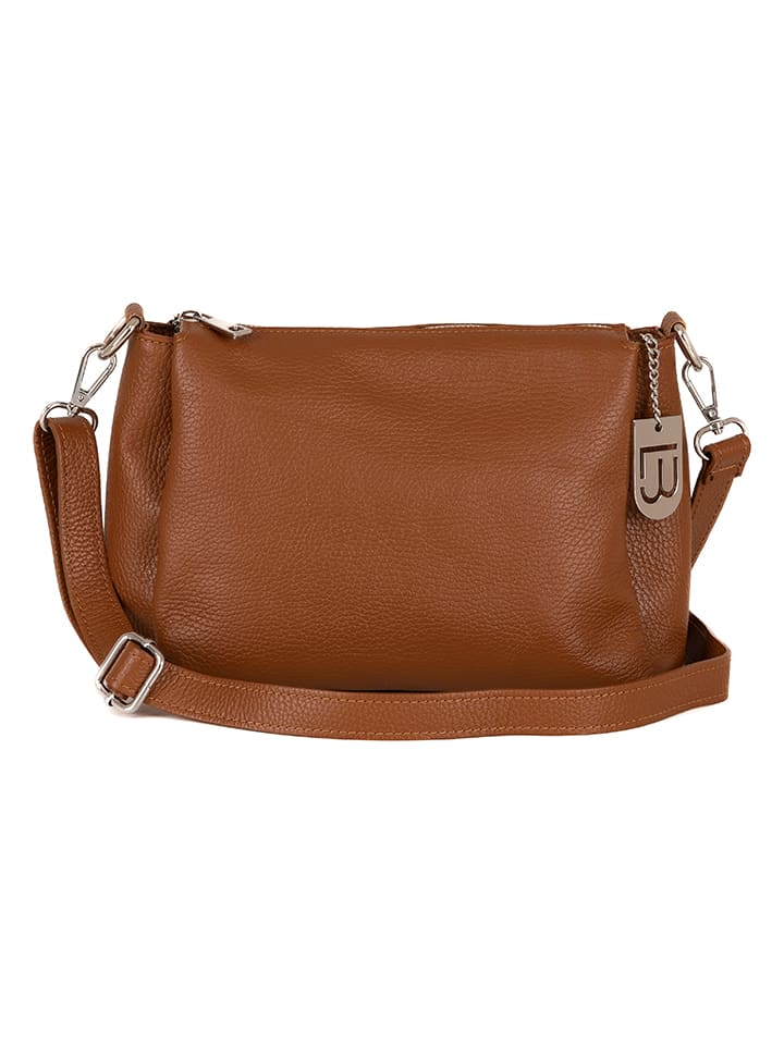 

Наплечная сумка Lucca Baldi, цвет camel - (b)26 x (h)19 x (t)9 cm