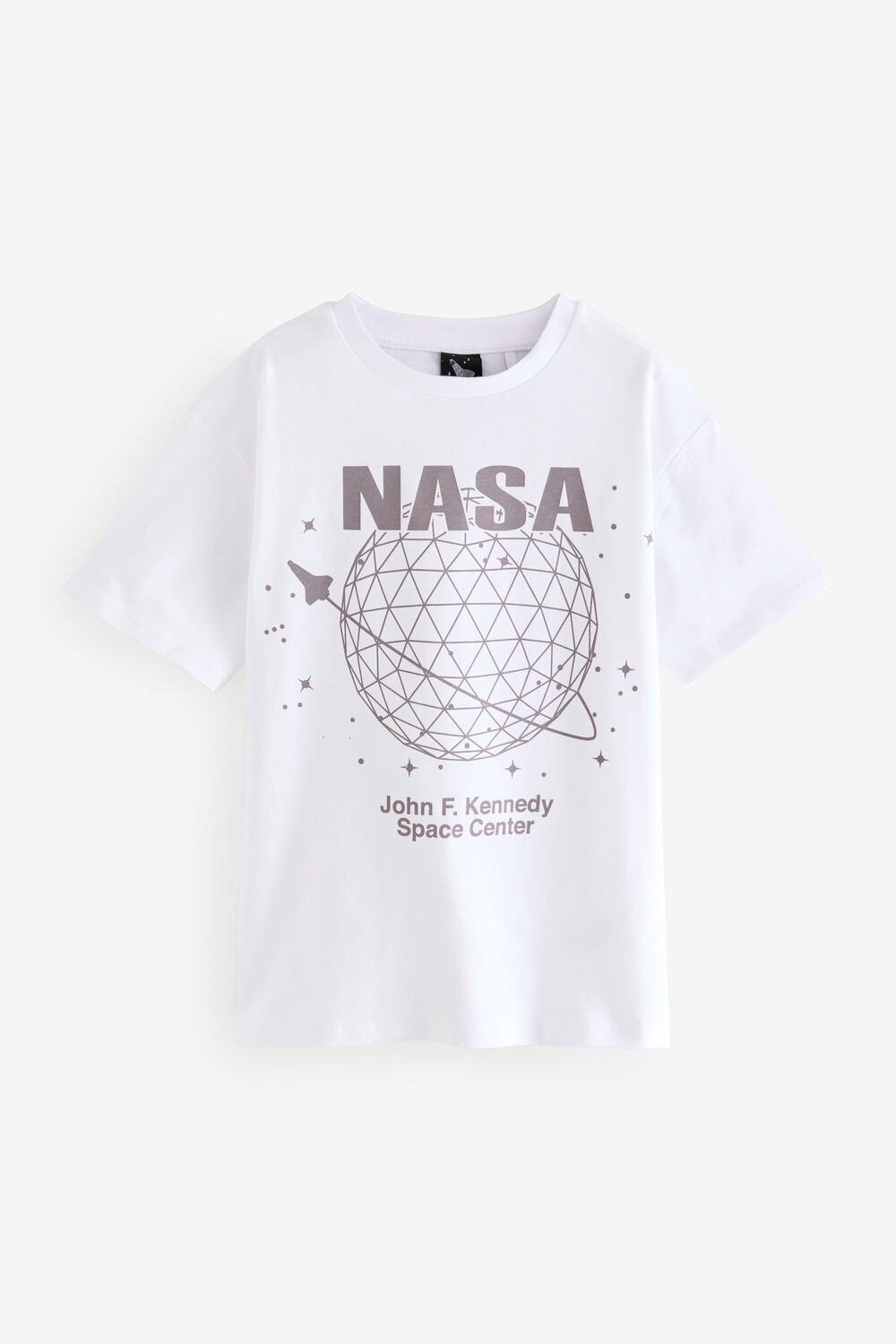 

Футболка оверсайз nasa из 100% хлопка (3 16 лет) Next, белый