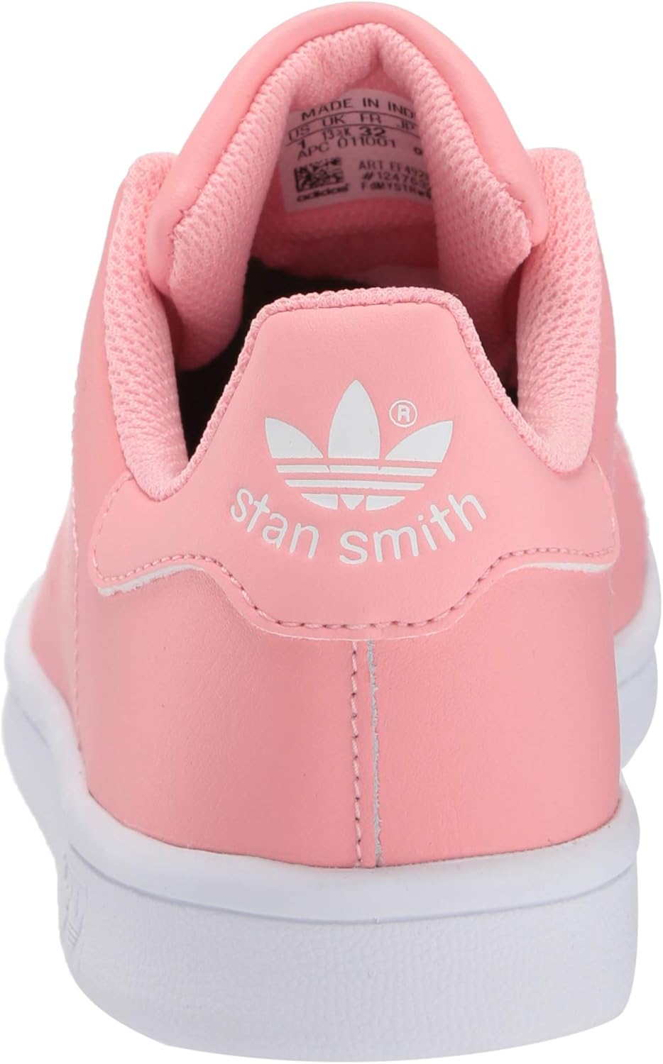 Детские кроссовки adidas Originals Stan Smith, белый/розовый — фото 3