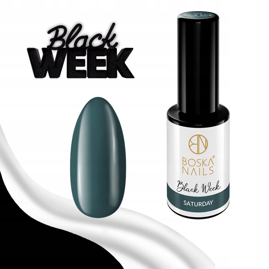 

Гибридный лак для ногтей Black Week Saturday №. 514 Boska Nails 6 мл
