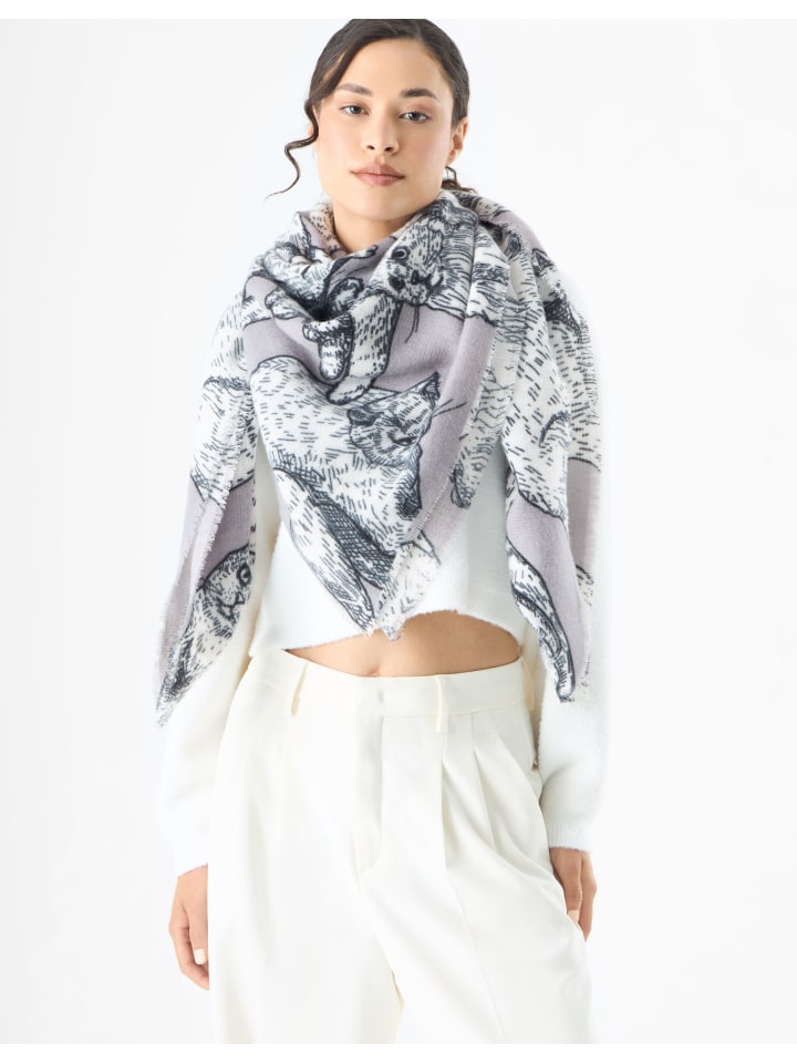 

Codello Шарф серого цвета