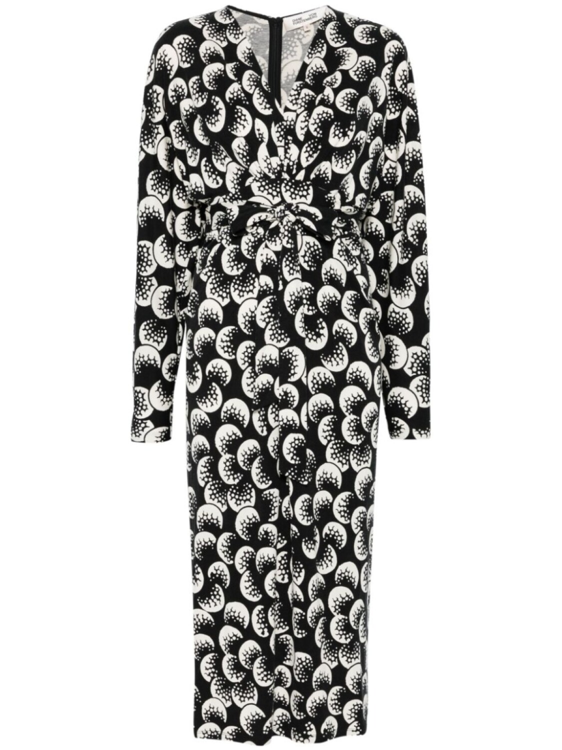 

Платье миди Zidane DVF Diane von Furstenberg, черный