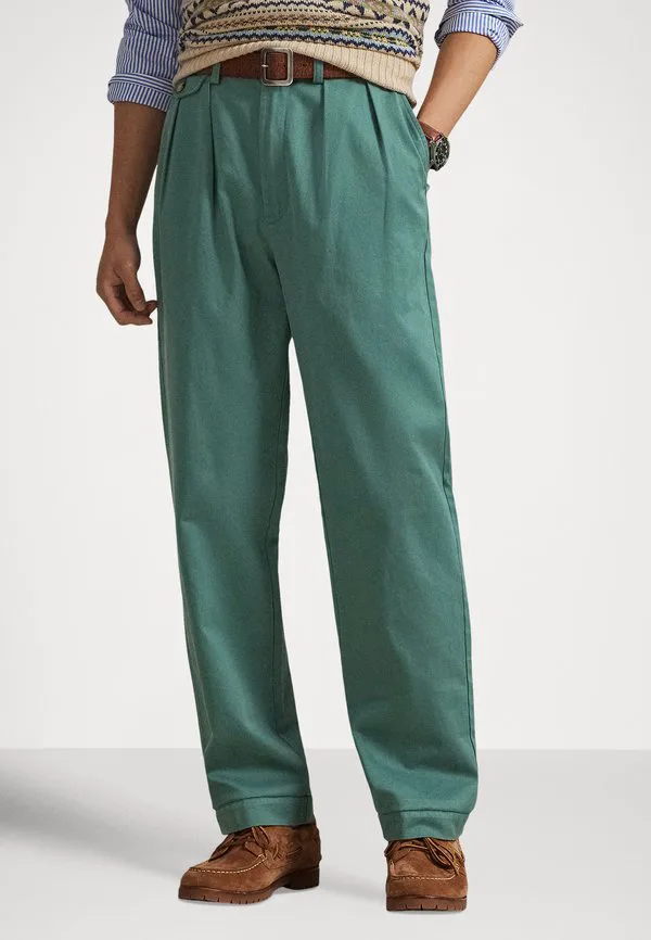 Брюки-Чиносы whitman свободного кроя со складками, унисекс. Polo Ralph Lauren, Charter Green — фото 3