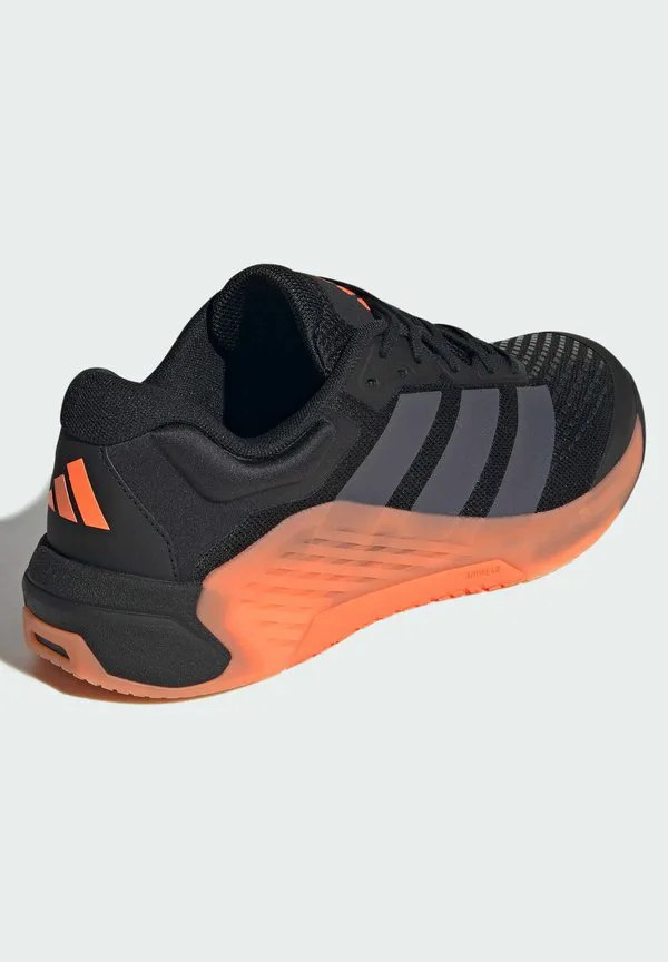 Кроссовки для силовых тренировок dropset 4 Adidas Performance, Core Black Aurora Onix Lucid Orange — фото 4