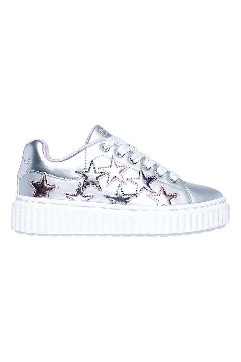 

Кроссовки Hi Ridge из экокожи Skechers, серебряный
