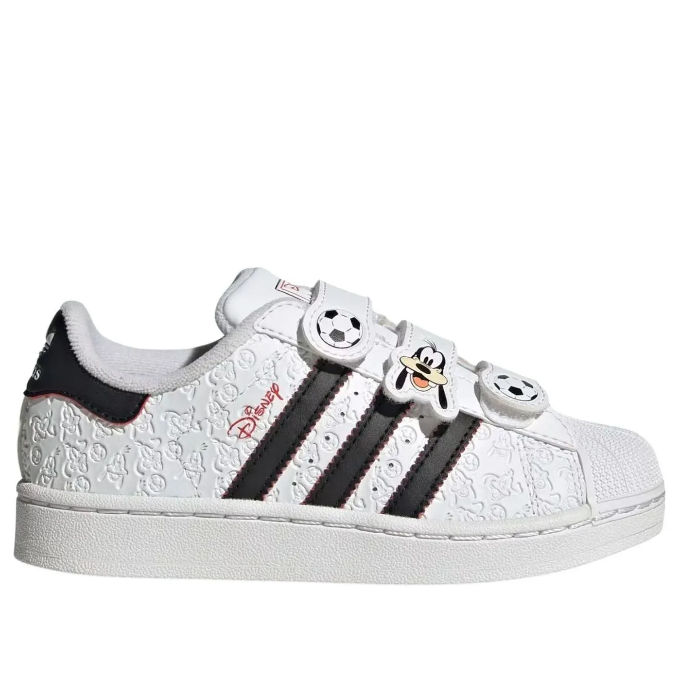 Кроссовки (PS) Adidas x Disney Superstar II Comfort Closure 'White Black Red' — фото 2