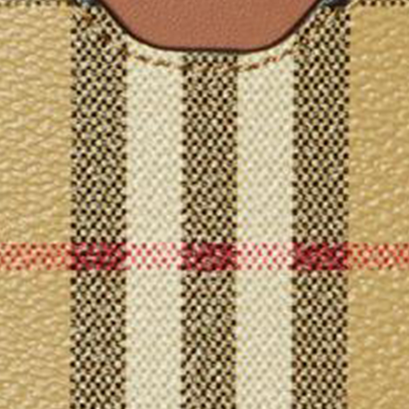 Ярлык для багажа Burberry из полиуретана, бежевый — фото 4
