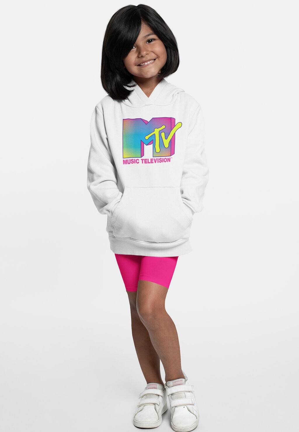 

Толстовка с капюшоном MTV FLUORESCENT Henry Tiger, белый
