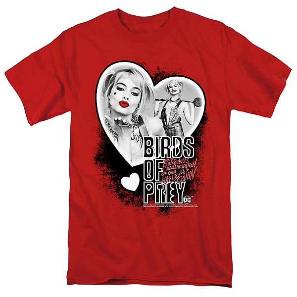 

Футболка с принтом Birds of prey heart Harley Licensed Character