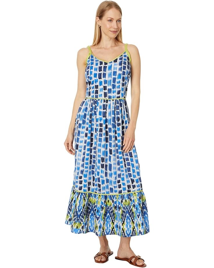 

Платье NIC+ZOE Brushstroke Blues Dress, синий мульти