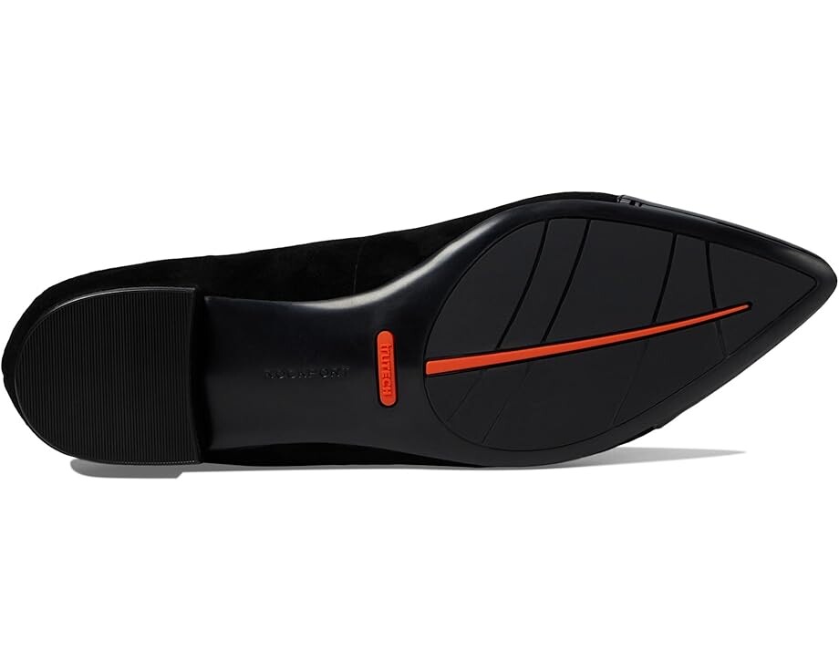 Туфли на плоской подошве Rockport Kenzie, цвет Black Suede Multi — фото 3