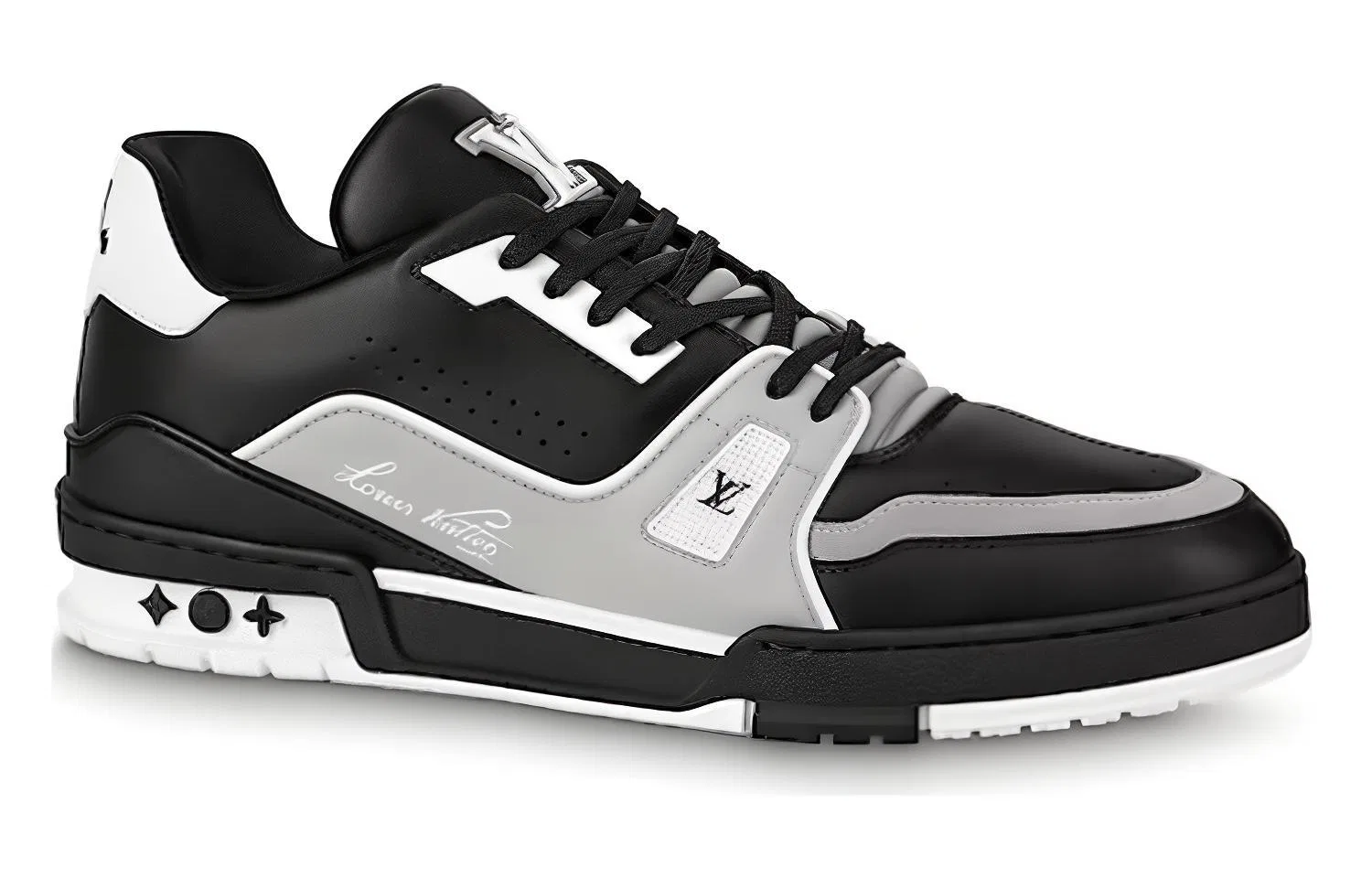 Кроссовки LV Trainer черные Louis Vuitton — фото 3