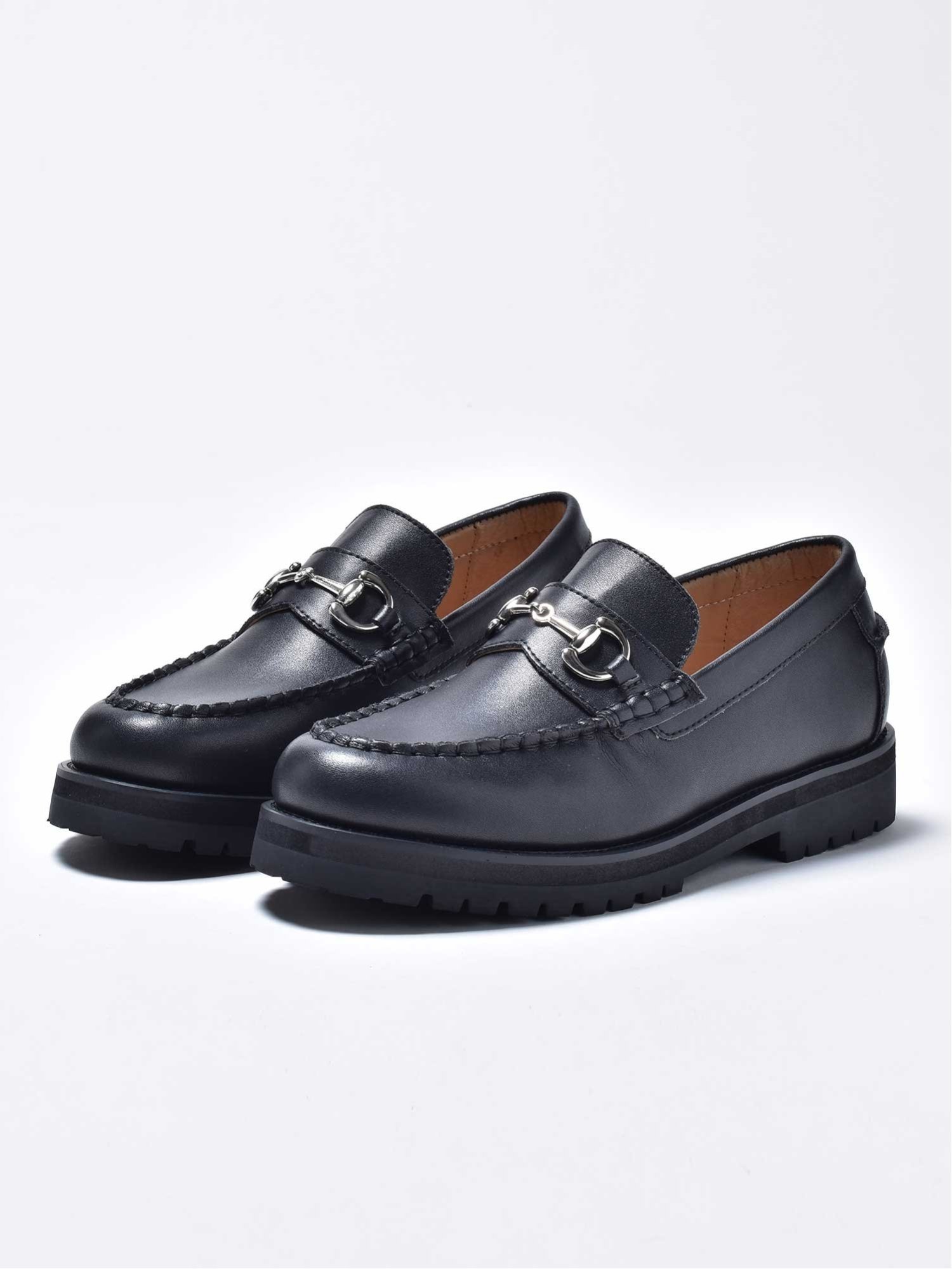 Лоферы на платформе SVEC, Black