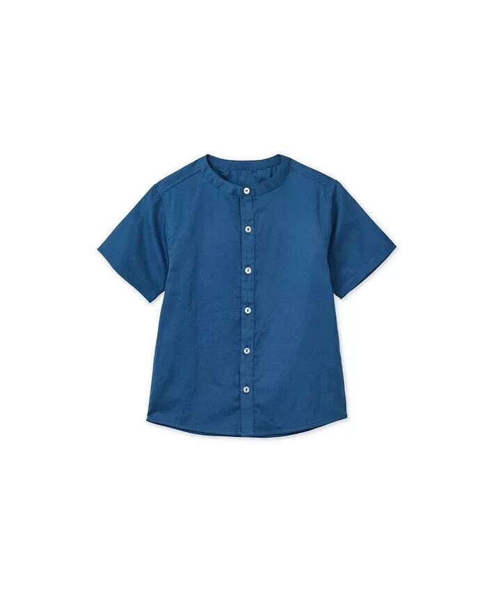

Рубашка из органического хлопка Baby SS Vild House Of Little, синий