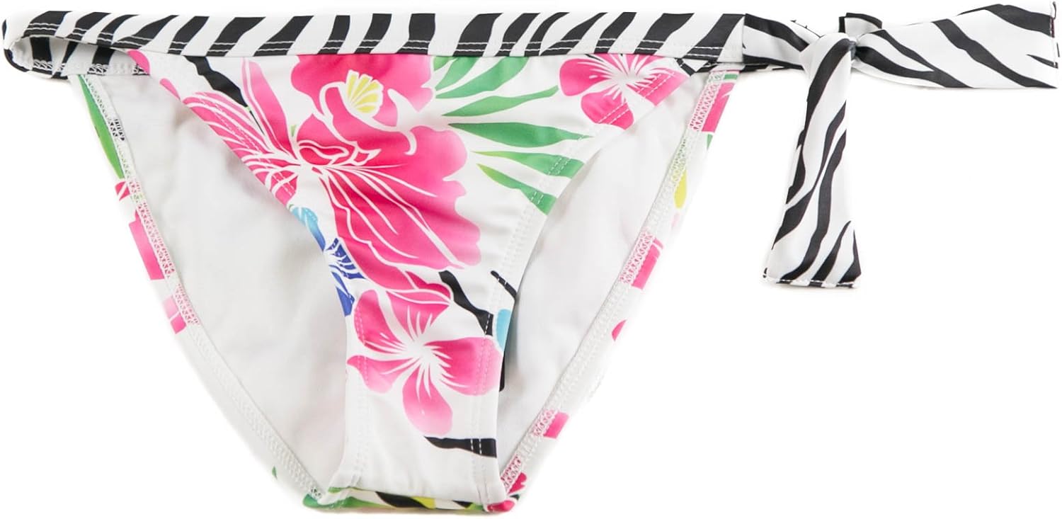 

GUESS Womens Safari, So Good Бандажные Штаны с Цветочным Принтом Модные Плавки, Multicolored