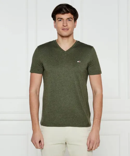 

Футболка Slim fit Tommy Jeans, зеленый