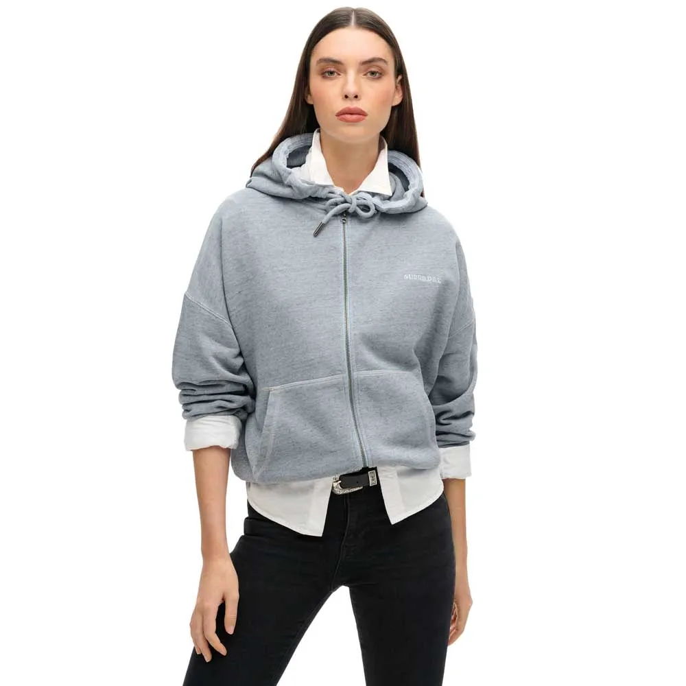 

Свитер Superdry Essential Logo half zip, серый