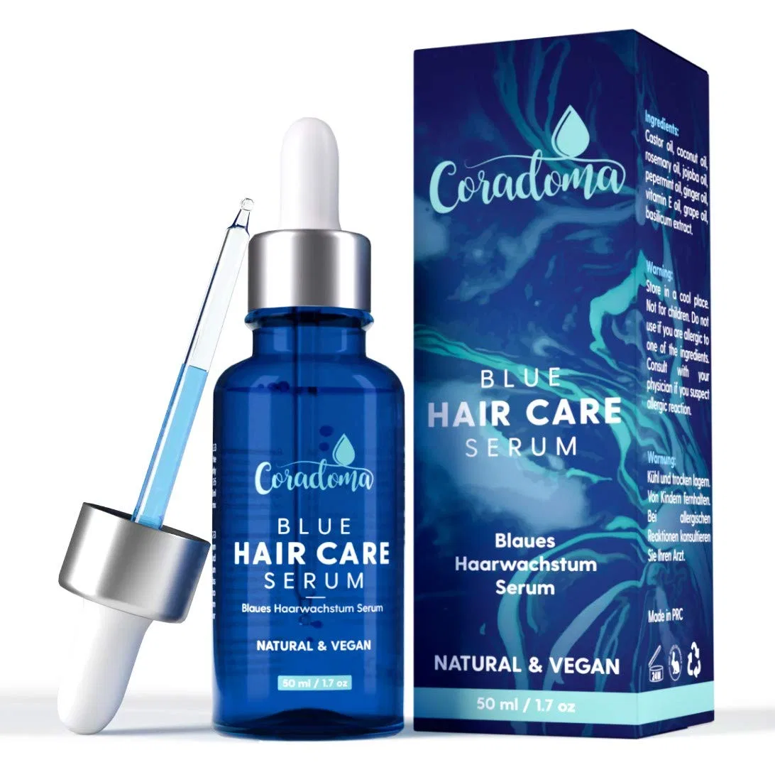 Сыворотка для роста волос Coradoma Blue Serum, 50 мл Coradoma