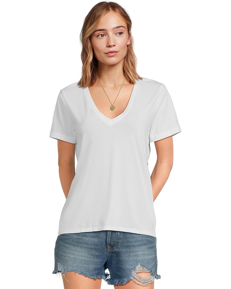

Футболка Madewell Northside V-Neck Tee, белый