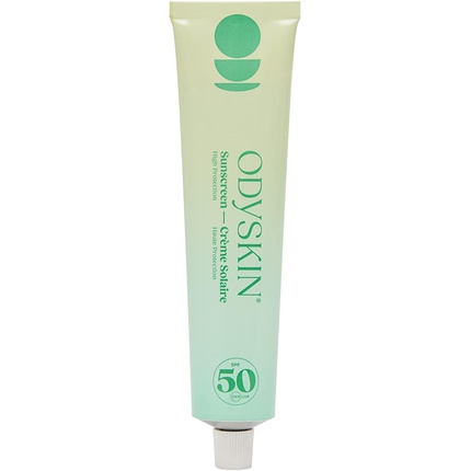 Солнцезащитный крем SPF 50 75 мл Cosmos Organic Сертифицировано как веганский продукт 99,1% натуральных ингредиентов Водостойкий Произведено во Франции Безопасно для коралловых рифов Только минеральные фильтры Упаковка без отходов Odyskin