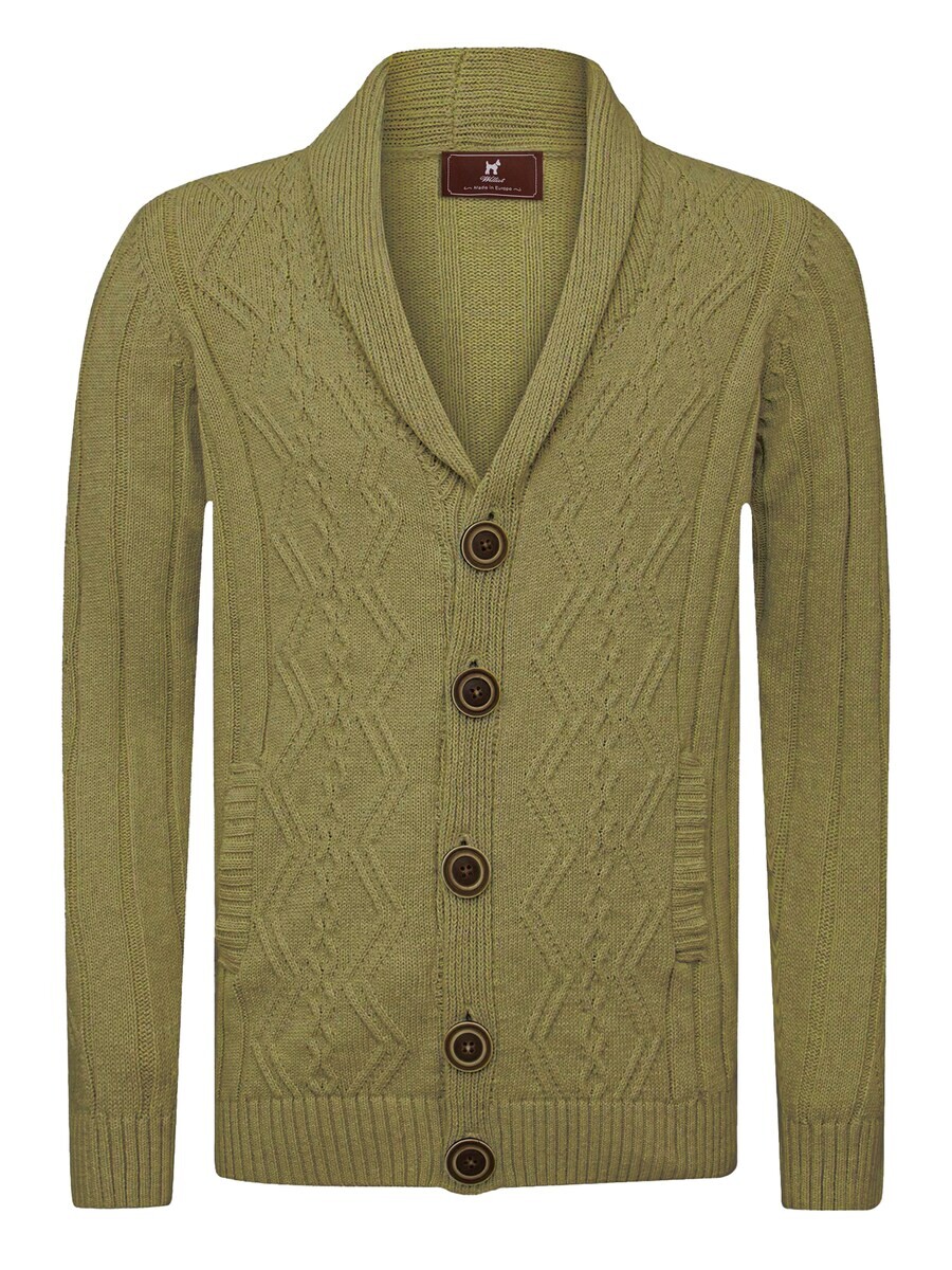 

Кардиган Williot Knit Cardigan, зеленый
