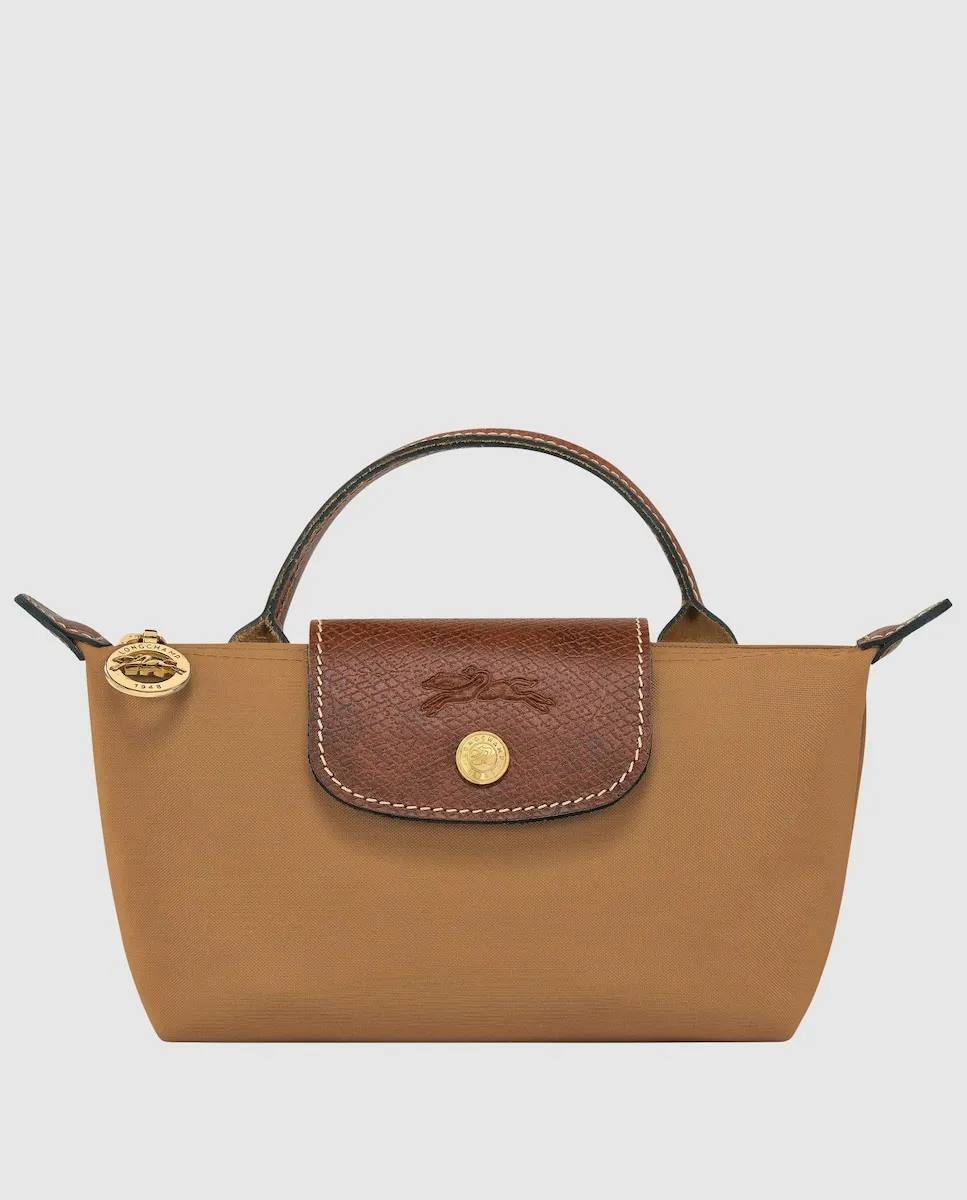 

Маленькая сумка Le Pliage Original на молнии Longchamp, песочный