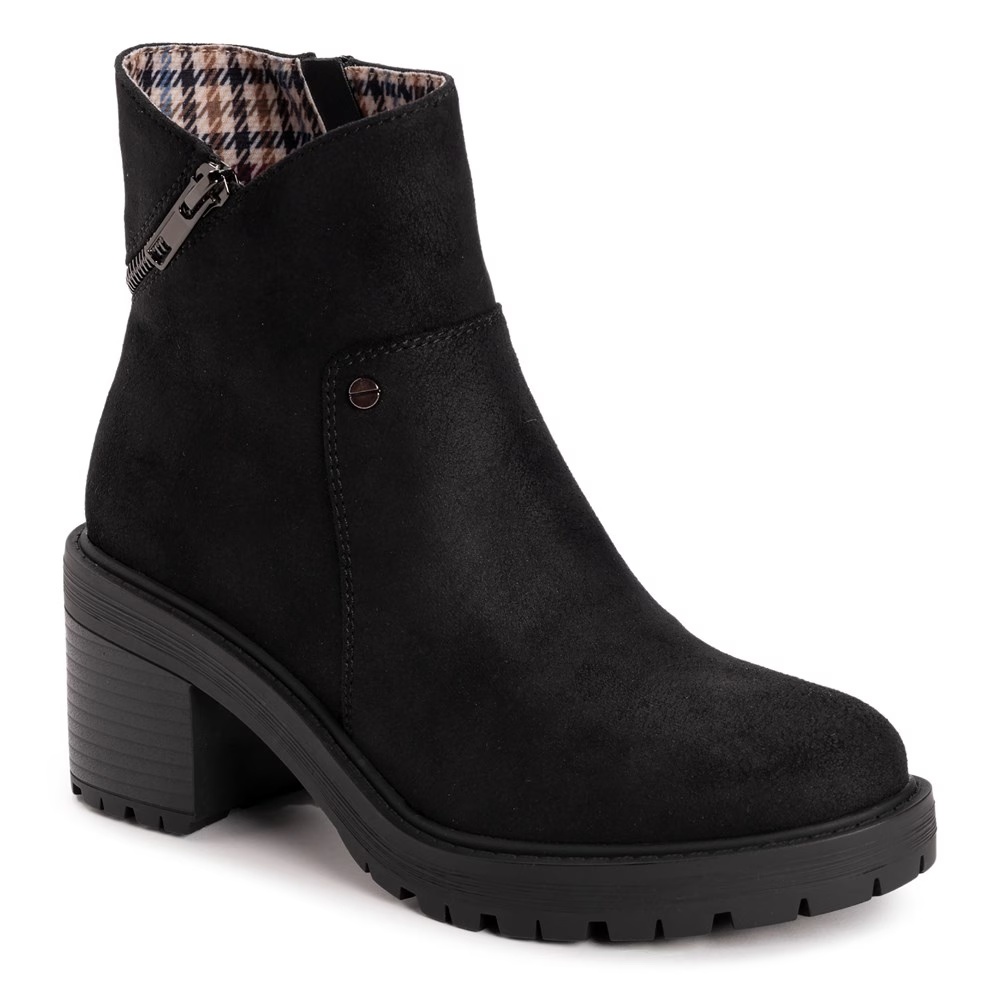 Ботильоны на толстом каблуке Lucy Lucia от Muk Luks, black