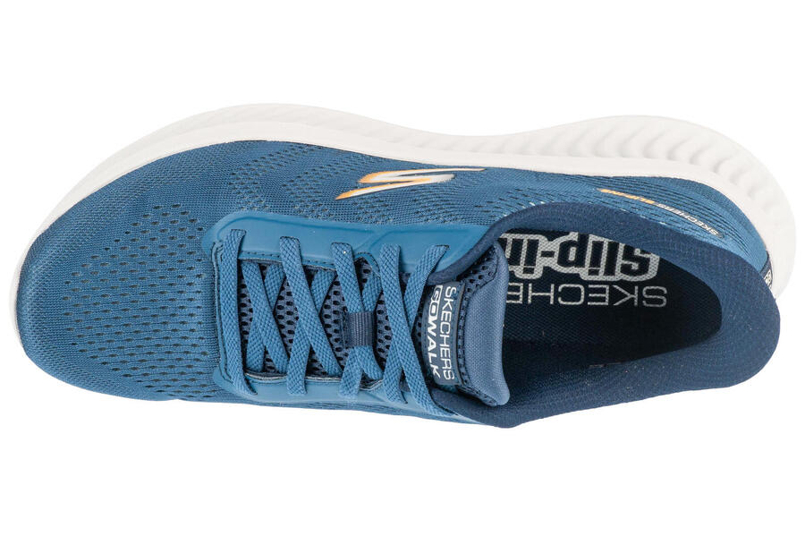Кроссовки мужские Skechers Go Walk Now Payton Blue — фото 3