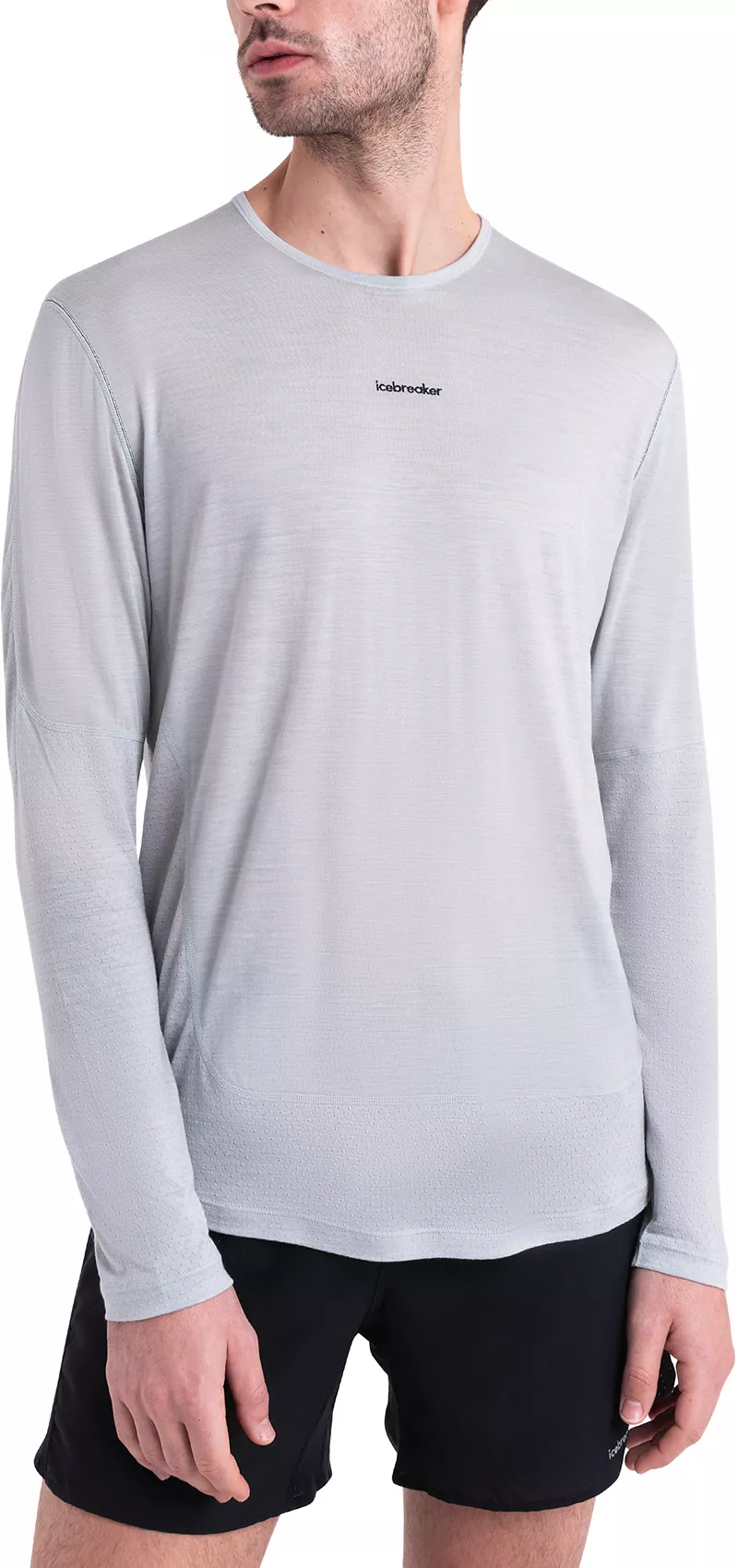 

Icebreaker Мужская терморубашка 125 ZoneKnit Merino с длинными рукавами, цвет Ether