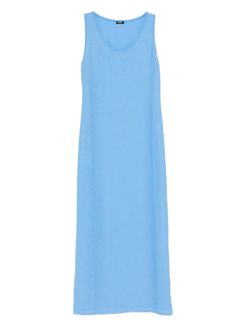 

Платье миди без рукавов с люрексом LIU JO, синий