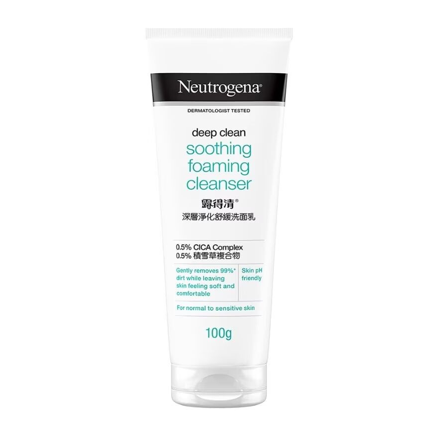 

Neutrogena Успокаивающая очищающая пенка Deep Clean, 100 г, White